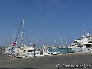 The marina in Benalmadena