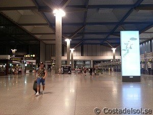 The airport in Malaga