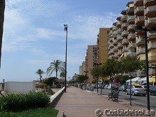 The beach promenade in Fuengirola