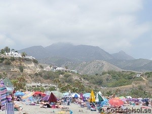 The mountains in Nerja