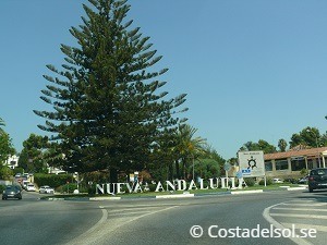 Roundabout in Nueva Andalucia