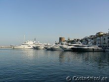 Luxury yachts in Puerto Banus