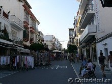 Walking street in San Pedro de Alcantara