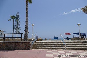 The promenade in Torre del Mar